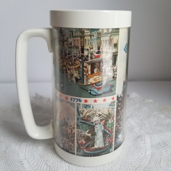 Walt Disney World Mug Bicentennial America on Parade Thermo Serv Vintage 1976 - Picture 3 of 11